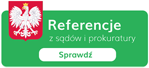 Referencje z sądów i prokuratury