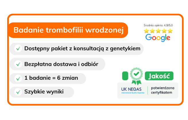 trombofilia wrodzona badanie