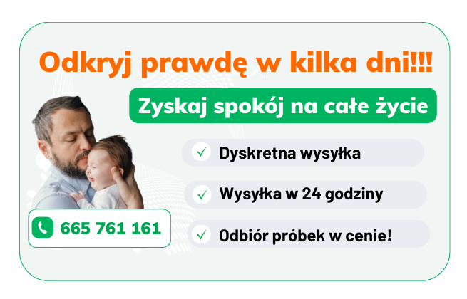 Jakie informacje będzie zawierał Państwa wynik testu na ojcostwo