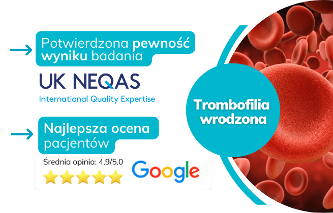 trombofilia wrodzona badanie test DNA